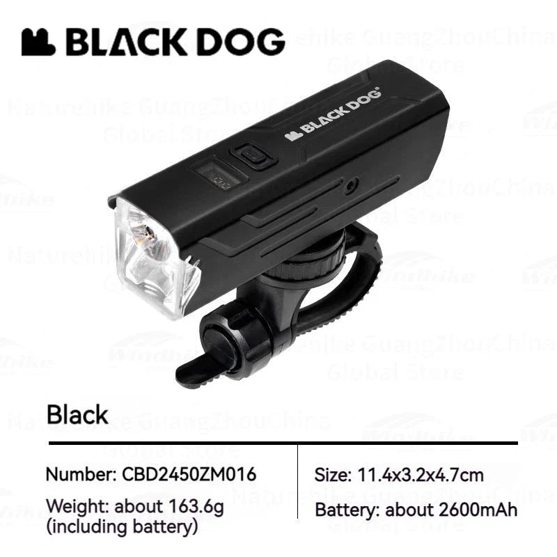 BLACKDOG Outdoor Bike Headlight Strong Night Light Riding Flashlight Induction Sensor Mountain Light USB Rechargeable Waterproof Riding Lamp
