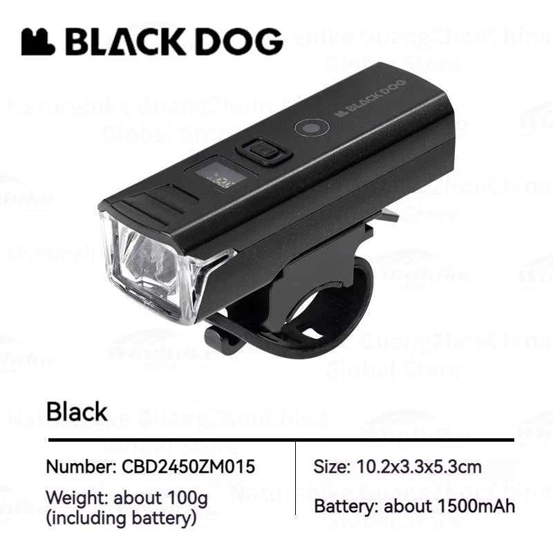 BLACKDOG Outdoor Bike Headlight Strong Night Light Riding Flashlight Induction Sensor Mountain Light USB Rechargeable Waterproof Riding Lamp