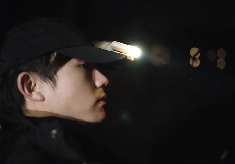 Naturehike Portable Hat Light Clip Outdoor Ultralight Led Headlights Night Lighting Led Lamp Fishing Hat Clip Adjustable Lighting Equipment Camping Hiking Beach Travel Heavy Duty Original Nature Hike