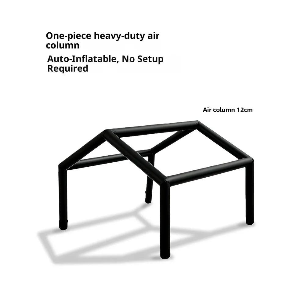 Mountainhiker AIR 8+8 PRO Inflatable Tent Spacious Interior Cabin Style 4-6 Persons Black Silver Coated Sunscreen With Extended Awning Canopy Outdoor