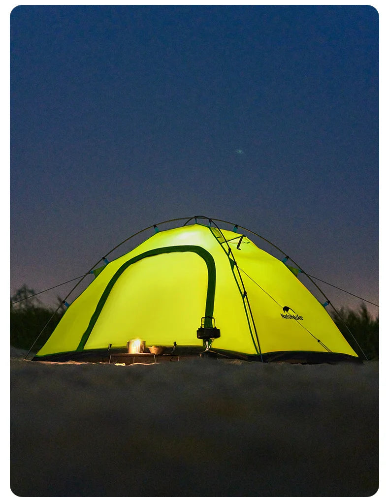 Naturehike P Series Single Deck Tent Portable Ultralight Foldable Single Layer 1-2 Persons UPF 40+UV Resistant Waterproof Camping Outdoor Mountaineering Hiking Family Heavy Duty Original Nature Hike
