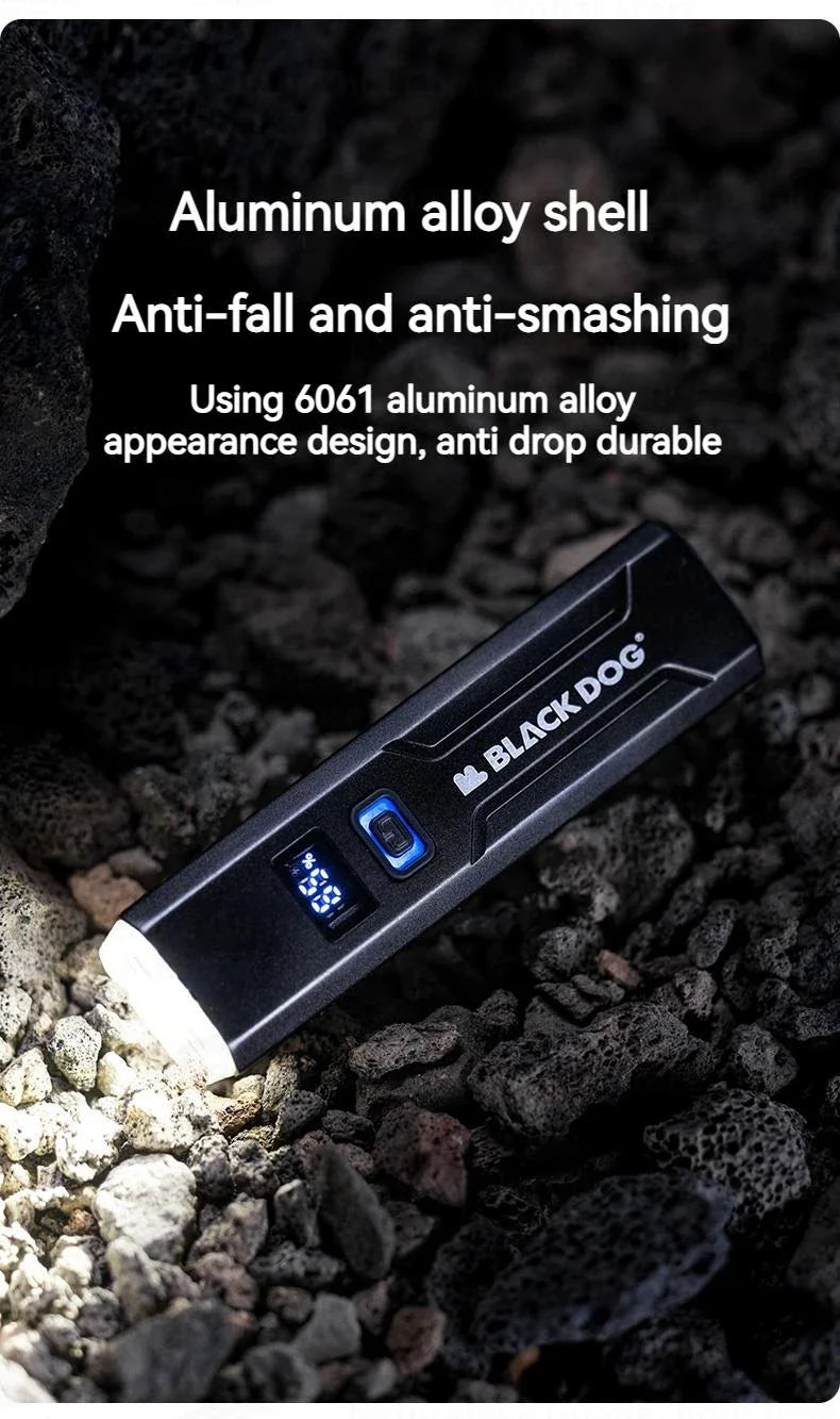 BLACKDOG Outdoor Bike Headlight Strong Night Light Riding Flashlight Induction Sensor Mountain Light USB Rechargeable Waterproof Riding Lamp