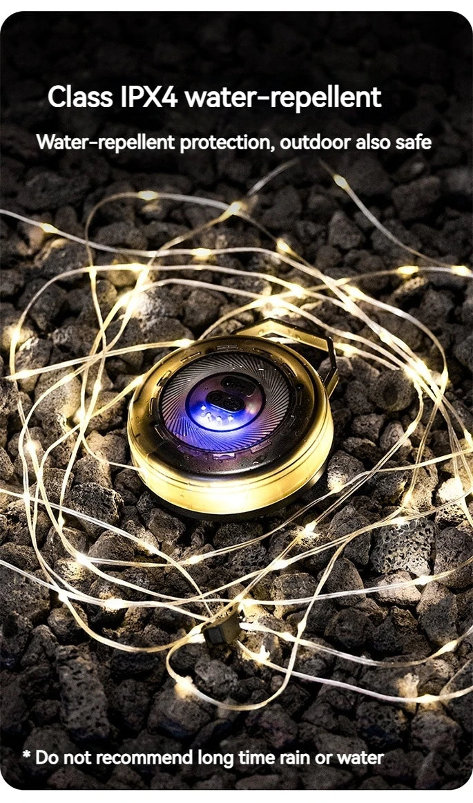 BLACKDOG Star Encounter Atmosphere Light 10m Camping Light Strip Canopy Light Lamp Lighting LED Lantern Tent Decoration Waterproof Rechargeable IPX4
