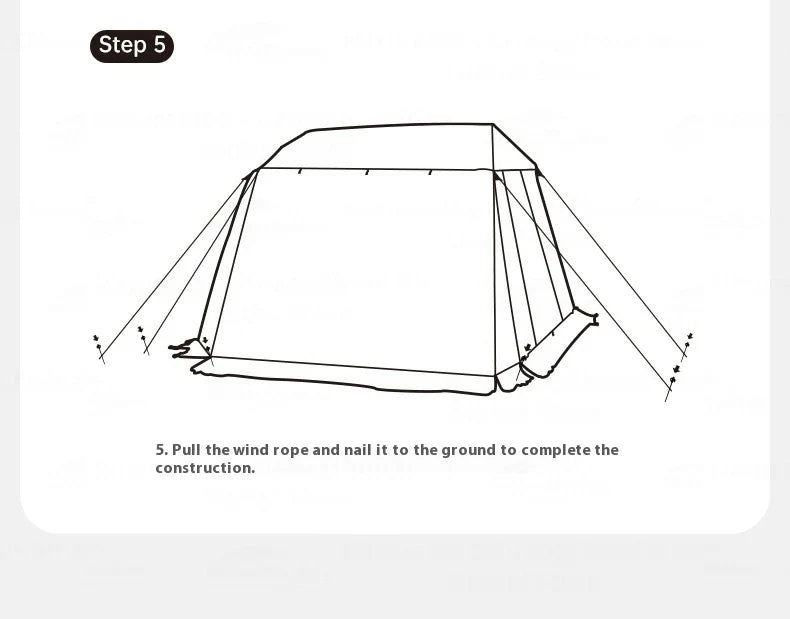Naturehike VILLAGE 6.0 Gen 2 Flagship Edition Fast Automatic Cabin Tent Ti Black Coated Sunscreen Large 15m² Use Space 4 Person Waterproof