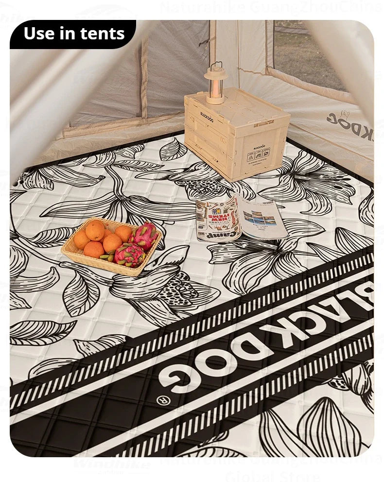 BLACKDOG Ultrasonic Picnic Mat Cushion Aluminum Film Seat Soft And Skin-Friendly Pad Waterproof Camping Outdoor Mattress Sleeping Pad Blanket