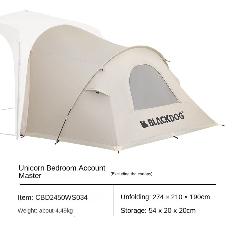 BLACKDOG DOME SKY Automatic Modular Multiple Setting Canopy Tent Unlimited Connection Bedroom Living Area Waterproof Outdoor Fast Build 4-12 Person Unicorn