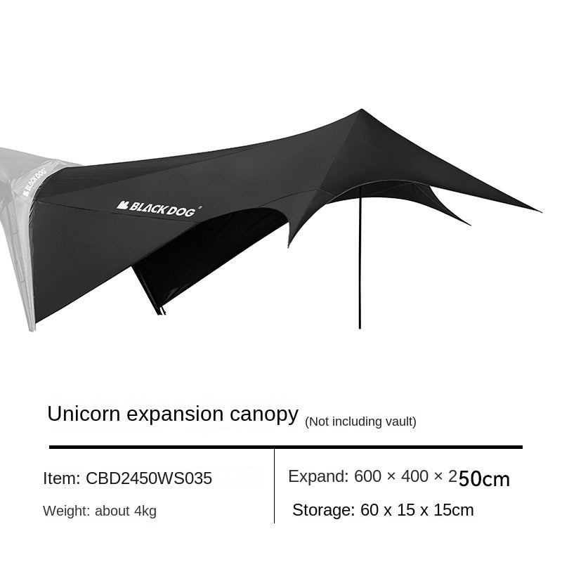 BLACKDOG DOME SKY Automatic Modular Multiple Setting Canopy Tent Unlimited Connection Bedroom Living Area Waterproof Outdoor Fast Build 4-12 Person Unicorn
