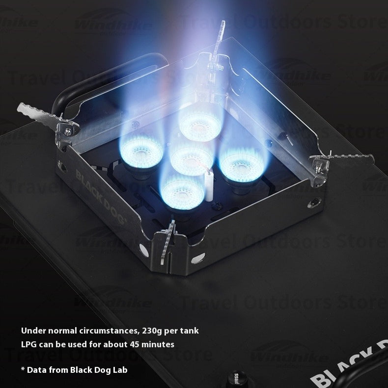 BLACKDOG COMET IGT Desktop Furnace Gas Stove 7200W Table Burner Strong Fire Heater Camping Cooking With Electronic Ignition