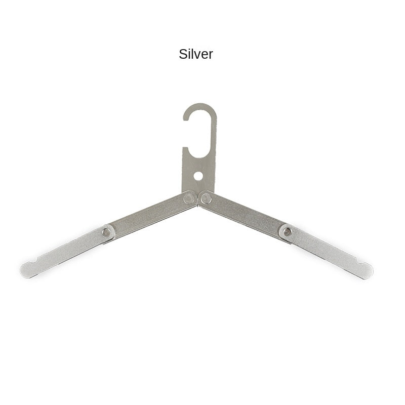 Mountainhiker Foldable Clothes Hanger Portable Ultralight Compact Folding Aluminum Alloy Indoor Outdoor Household Hanger Easy to Store Travel