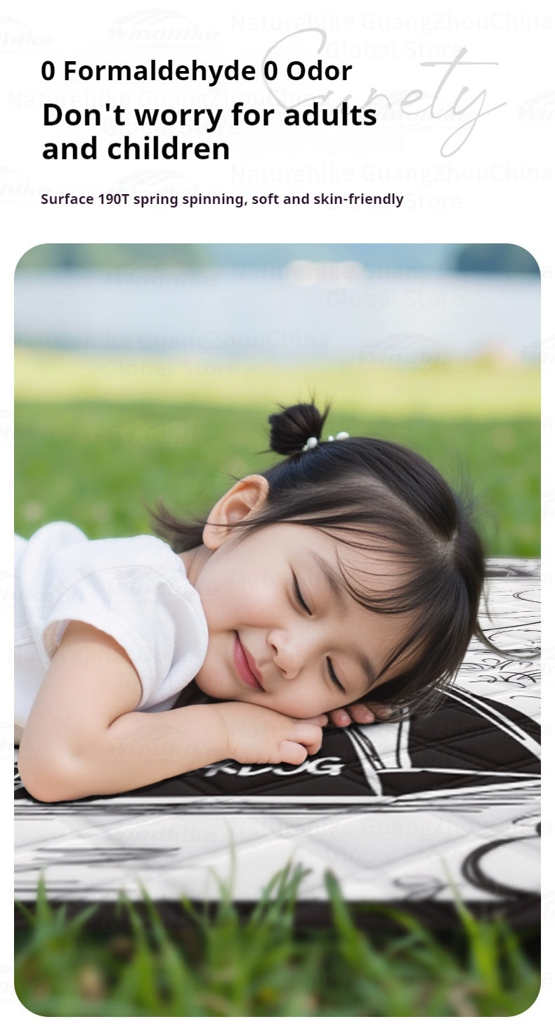 BLACKDOG Ultrasonic Picnic Mat Cushion Aluminum Film Seat Soft And Skin-Friendly Pad Waterproof Camping Outdoor Mattress Sleeping Pad Blanket
