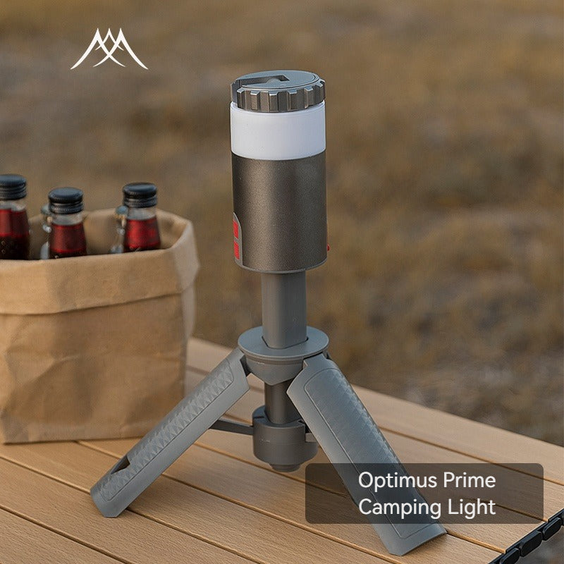 Mountainhiker OPTIMUS PRIME Tripod Lamp 5 Adjustable Light Modes Outdoor Telescopic Stand LED Floodlight With Remote Control Waterproof Atmosphere Lantern Outask