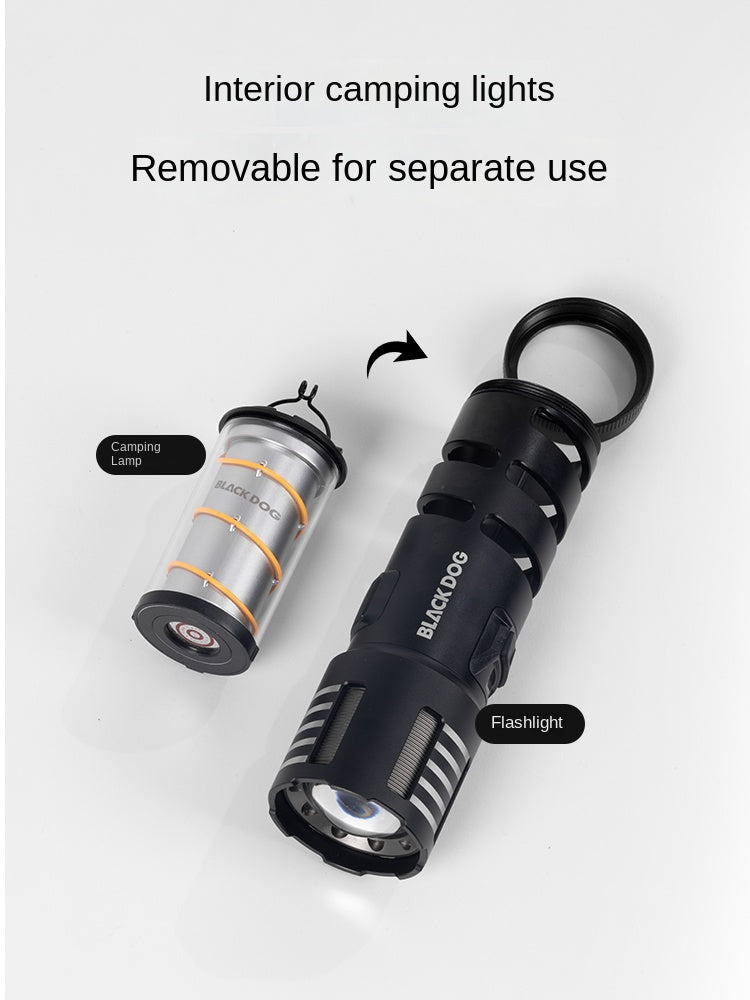Blackdog ETERNAL DAY Pocket Flashlight Portable Ultralight 2 in 1 Flashlight Lantern Detachable Atmosphere Lamp Waterproof LED Flash Light USB C Charging