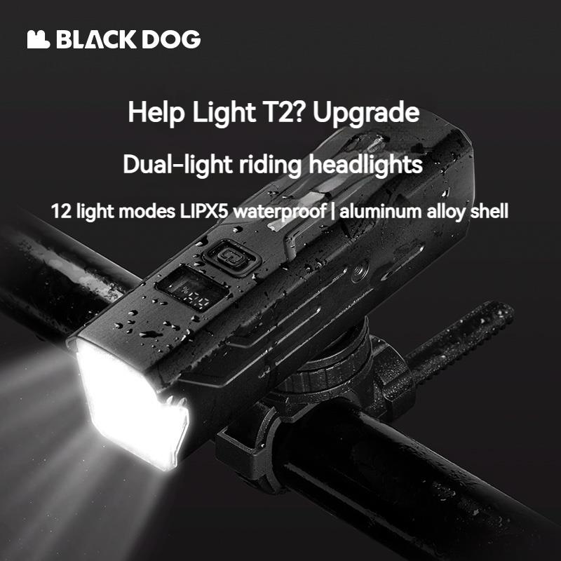 BLACKDOG Outdoor Bike Headlight Strong Night Light Riding Flashlight Induction Sensor Mountain Light USB Rechargeable Waterproof Riding Lamp