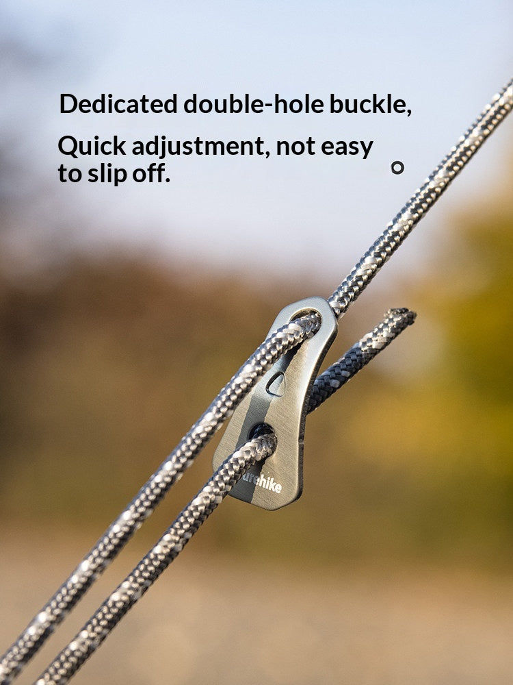 Naturehike 4pcs Reflective Windproof Rope Portable Ultralight Adjustable Binding Straps Guy Lines Tensioner Buckles Windproof Outdoor Tents And Tarps