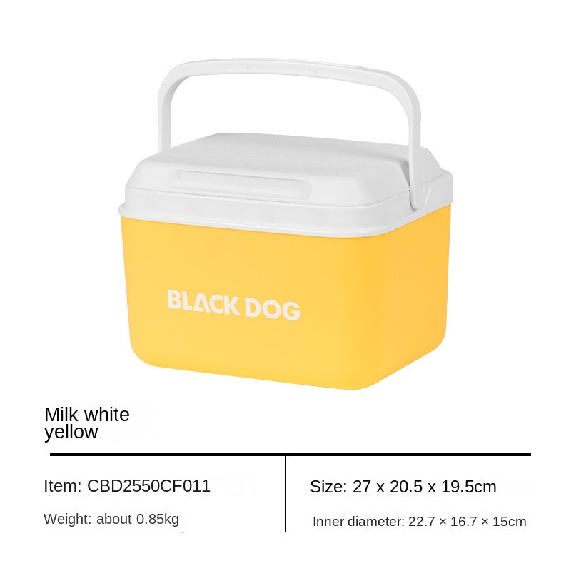 BLACKDOG ICELAND Cooler Storage Box 13L 25L Hot and Cold up to 48H Foods Drinks Ice Outdoor 3 Layer PP EPS Insulation Chest Container 50kg Max Load