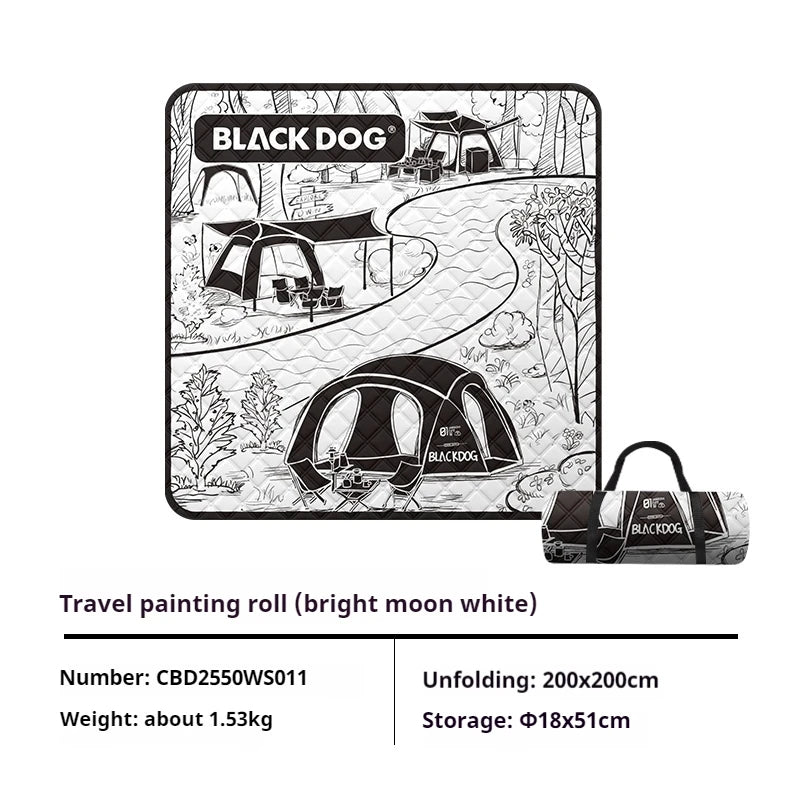 BLACKDOG Ultrasonic Picnic Mat Cushion Aluminum Film Seat Soft And Skin-Friendly Pad Waterproof Camping Outdoor Mattress Sleeping Pad Blanket