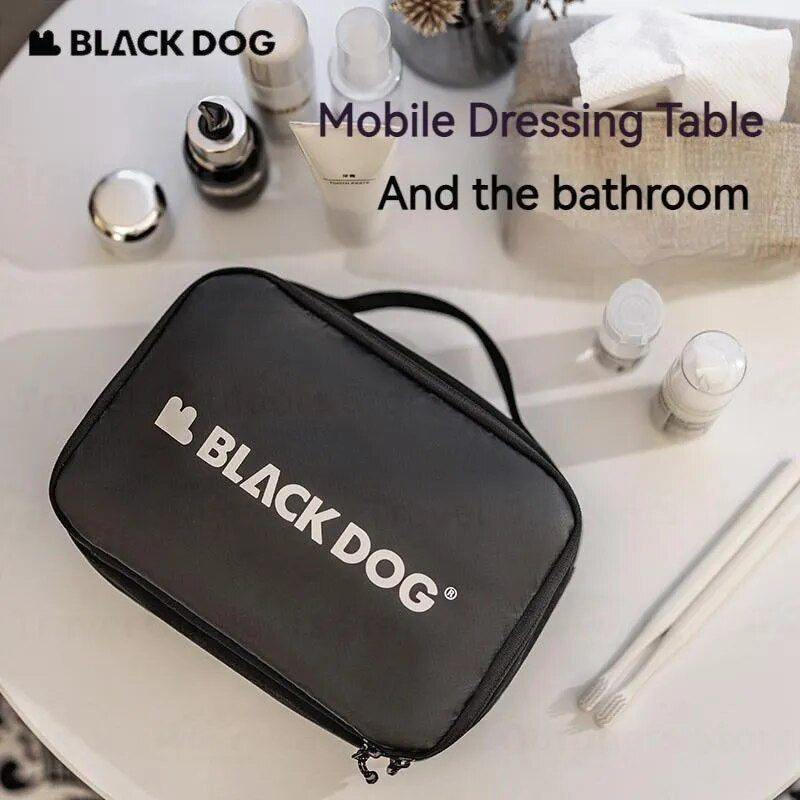 BLACKDOG Traveler Toiletry Bag Portable Storage Pouch Bag 3.1L Camping Multi-Layer Hanging Luggage Wet Dry Separation Cosmetics Make Up Organizer