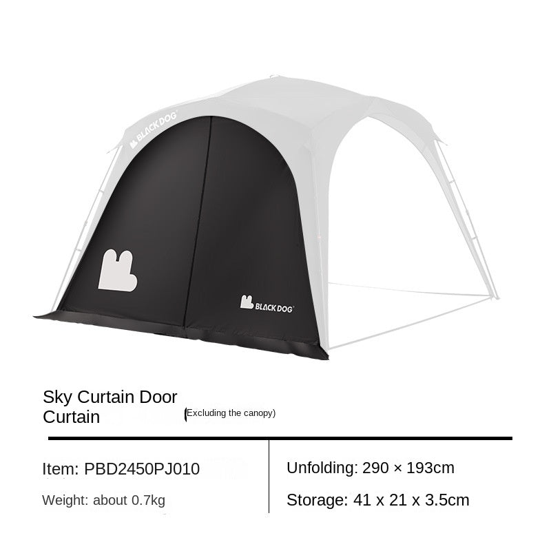 BLACKDOG DOME SKY Automatic Modular Multiple Setting Canopy Tent Unlimited Connection Bedroom Living Area Waterproof Outdoor Fast Build 4-12 Person Unicorn
