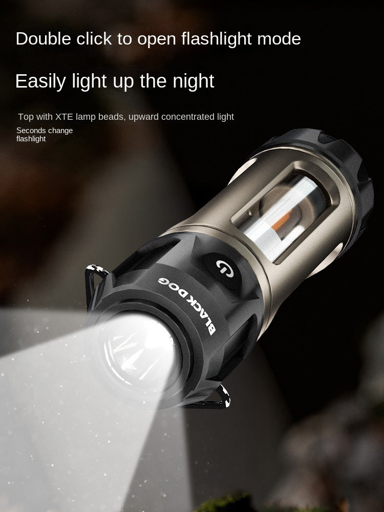 Blackdog LIGHTNING Tactical Camping Light Portable Ultralight Multifuctional Outdoor Tent Lamp Flashlight IP44 Waterproof LED USB Charging Magnetic Hanging Lantern Leitu