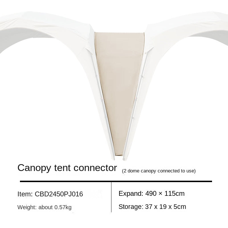 BLACKDOG DOME SKY Automatic Modular Multiple Setting Canopy Tent Unlimited Connection Bedroom Living Area Waterproof Outdoor Fast Build 4-12 Person Unicorn