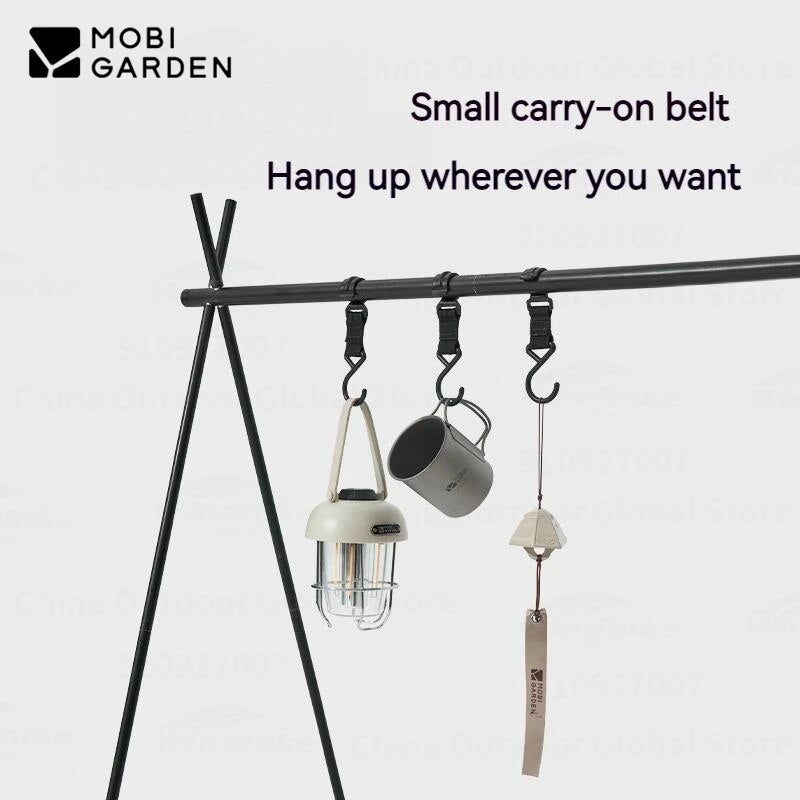 MOBI GARDEN Copper Wind Chime Tent Shape Haning Bells Portable Camping Garden Decoration Outdoor Yard Meditation Relaxation Pure