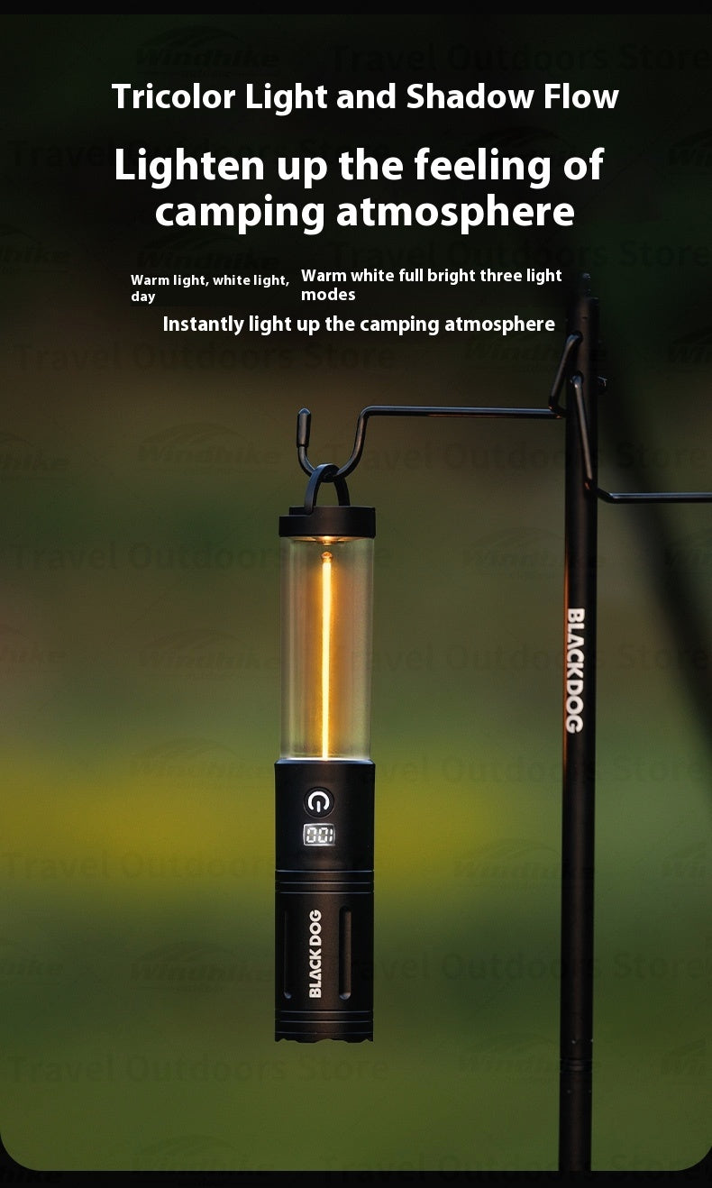 BLACKDOG Gravity Beam Camping Light Portable Ultralight Multifunctional Magnetic Track Filament Spotlight Without Scattering Type-C Interface IP44 Waterproof