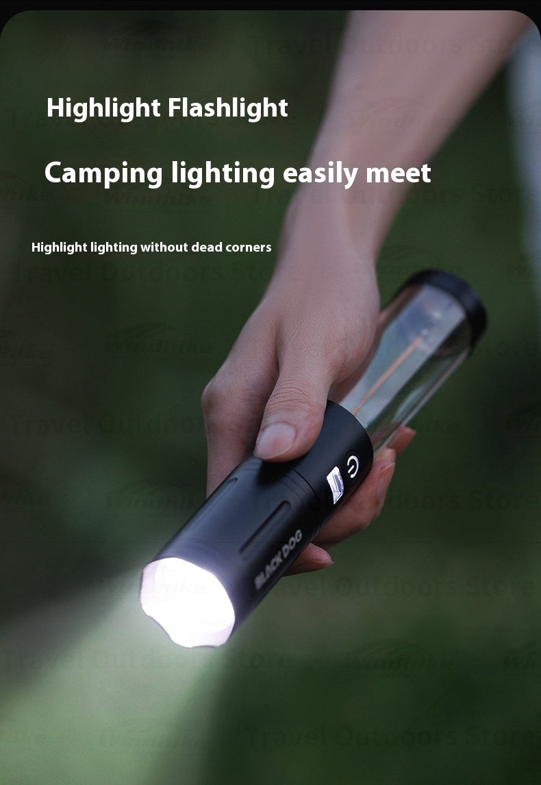 BLACKDOG Gravity Beam Camping Light Portable Ultralight Multifunctional Magnetic Track Filament Spotlight Without Scattering Type-C Interface IP44 Waterproof