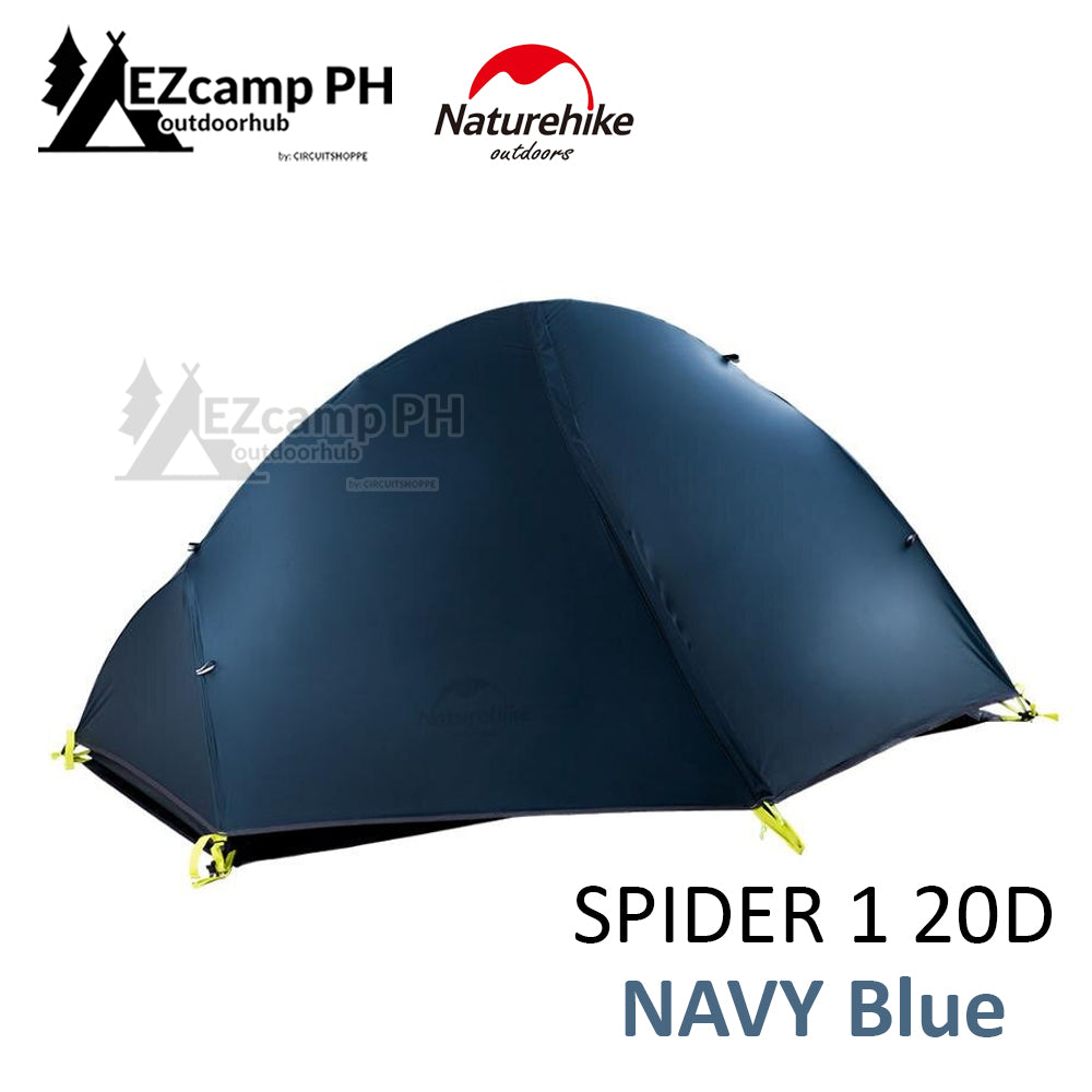Naturehike SPIDER Series 1 and 2 Person Ultralight Cycling Camping Tent Outdoor Waterproof  210T 20D Material 3 Season Portable Hiking Backpacking