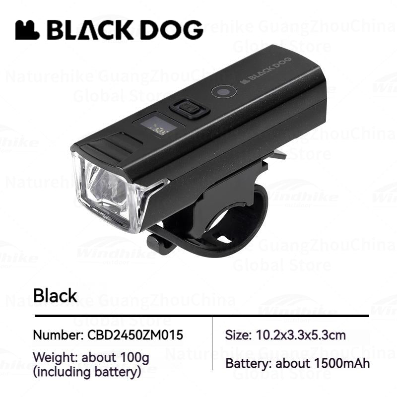 BLACKDOG Outdoor Bike Headlight Strong Night Light Riding Flashlight Induction Sensor Mountain Light USB Rechargeable Waterproof Riding Lamp