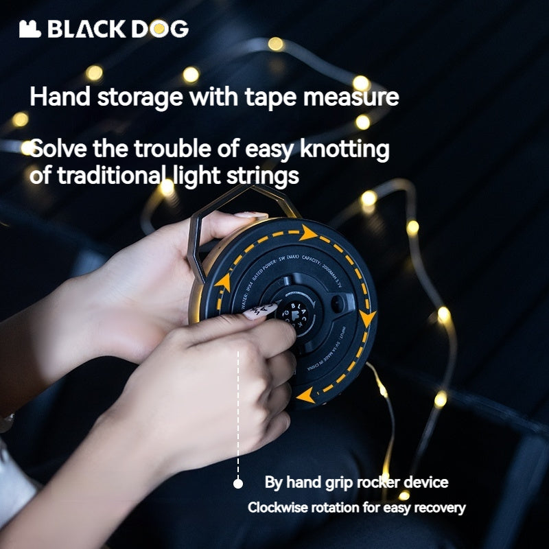 BLACKDOG Star Encounter Atmosphere Light 10m Camping Light Strip Canopy Light Lamp Lighting LED Lantern Tent Decoration Waterproof Rechargeable IPX4