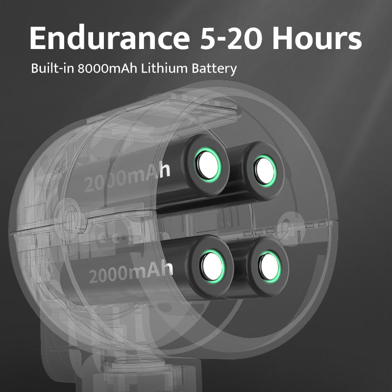 Naturehike Outdoor Multifunctional Electric Fan Portable USB Charging Camping Stand Hanging Fan Lamp Magnetic Atmosphere Light Tripod Claymore Type