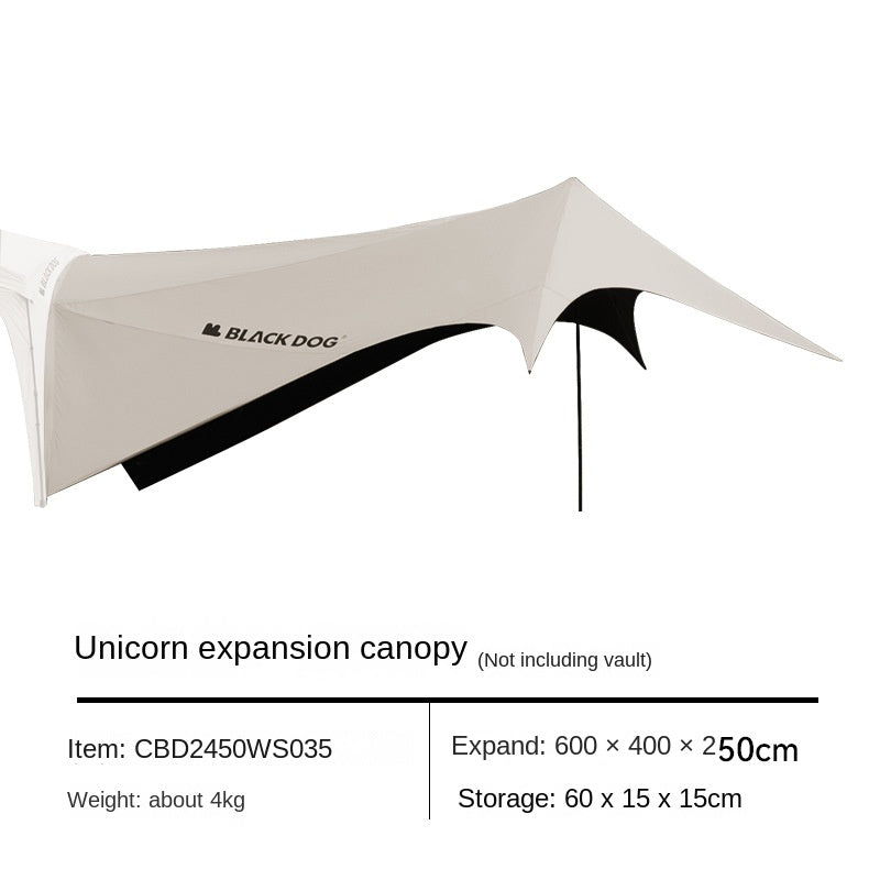 BLACKDOG DOME SKY Automatic Modular Multiple Setting Canopy Tent Unlimited Connection Bedroom Living Area Waterproof Outdoor Fast Build 4-12 Person Unicorn