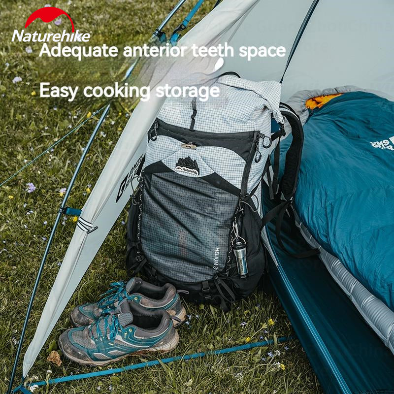 Naturehike JIM'S GEAR Series Hiking Tent Portable Ultralight Backpacking Tent 3 Bar Cross Structure 4 Seasons Tent 1-2 Persons 15D Nylon Waterproof