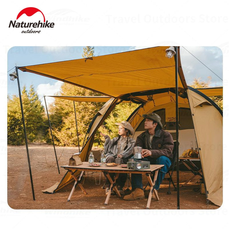 Naturehike CLOUD BOAT Series 3 Rods Ultralight Portable Version Tunnel Type Camping Tent Large 16m² f4 Person Waterproof Outdoor Cloud Vessel Light