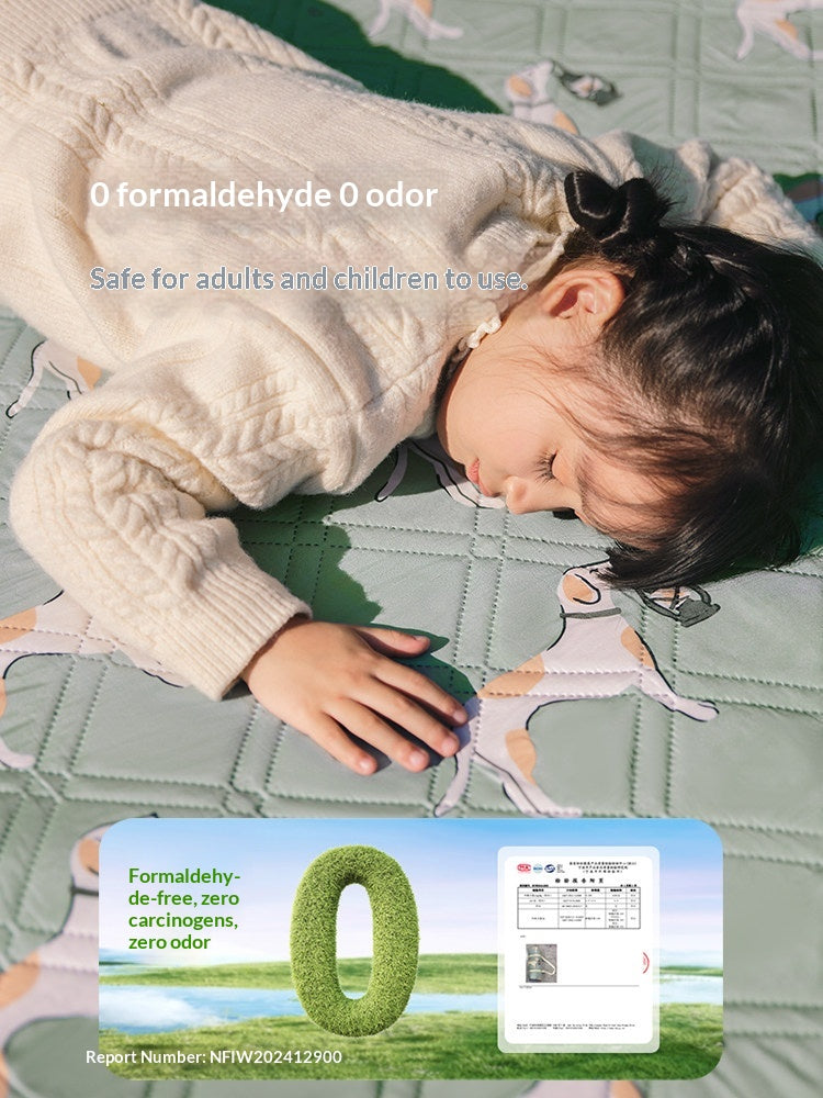 Naturehike HAPPY Ultrasonic Picnic Mat Portable Large Size Skin-Friendly Moisture-proof Mattress Sleeping Pad Machine Washable Outdoor Camping