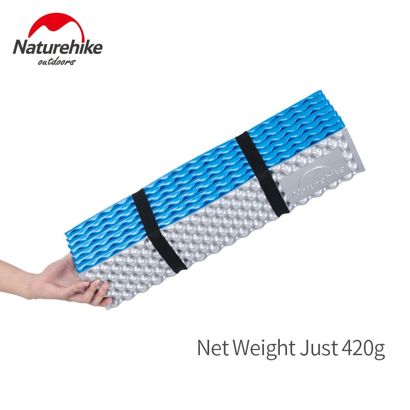 Naturehike Folding Egg Nest Moistureproof Pad Portable 1.8CM Thickness Outdoor Sleeping Mat Single Person Tray Groove Camping Pad Soft Tent Bed