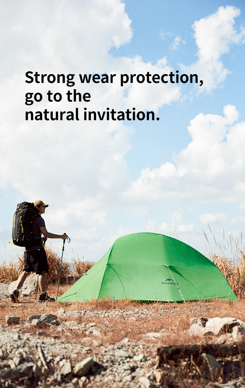 Naturehike Cloud Up Series 1 2 3 Person Portable Ultralight Outdoor Camping Hiking Waterproof 3 Season Camp Tent in 210T 20D Original Upgraded Version