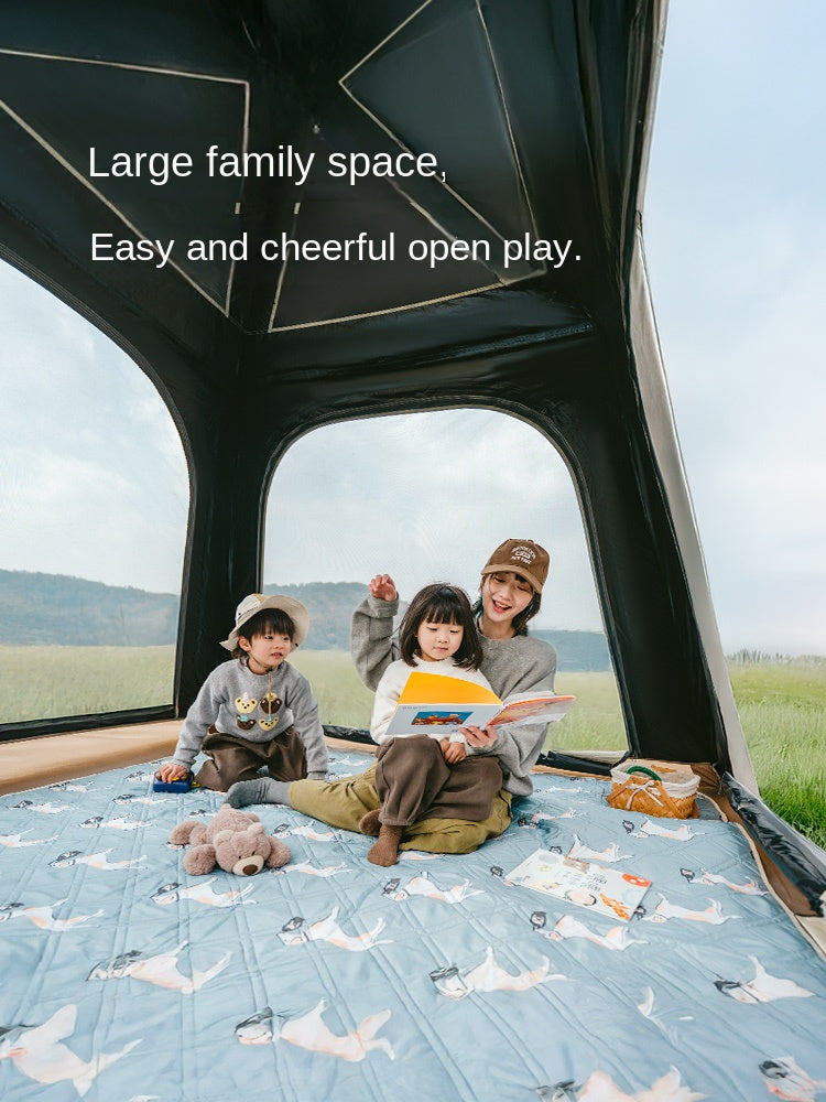 Naturehike ANGO AIR PRO Inflatable Dome Style Tent Portable 3-4 Persons Fast Build With Extended Canopy Removable Built-in Electric Air Pump Waterproof