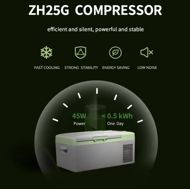ALPICOOL Y Series Y16 Y16E 16L Mini Portable 12V 24V DC Car Auto RV Camping Refrigerator Compressor Cooling Cooler Ref Fridge Freezer 220V AC Optional Battery Y 16 16E