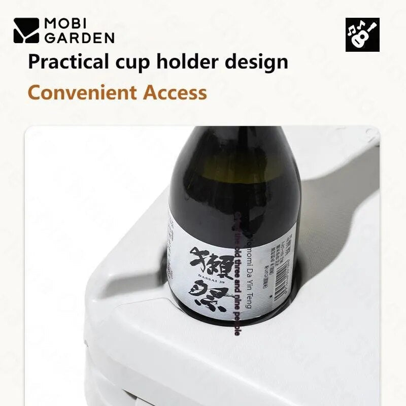 Mobi Garden GLACIER Rotomolded Cooler Storage Box 25L Food Drink Ice Chest Cold Hot Container Cold up to 84H Long Lasting Food Grade PU PP Material