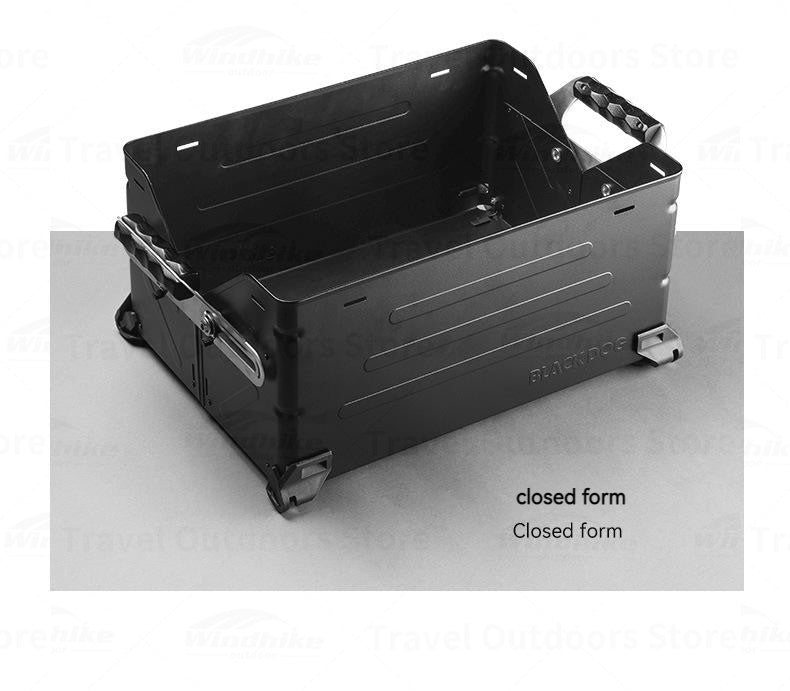 BLACKDOG Outdoor Folding Toolbox Portable 25L Foldable Storage Box Stackable Free Splicing Stacking Suitcase Outdoor Travel Camping Accessories