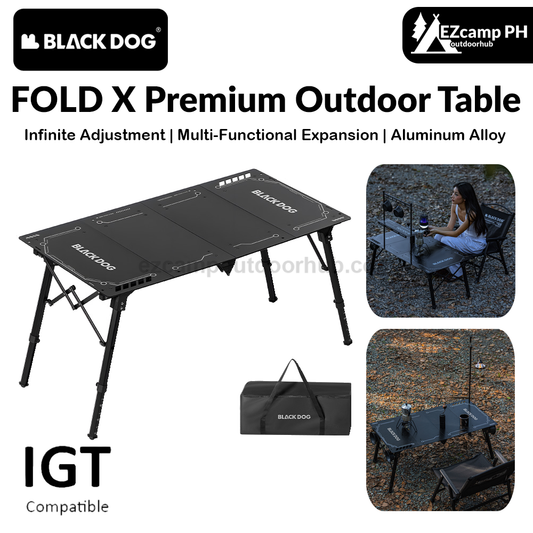 Blackdog FOLD X Premium Outdoor Table Portable IGT Multifunctional Folding Aluminum Alloy Tactical Table Cool Camping Gear Picnic Travel