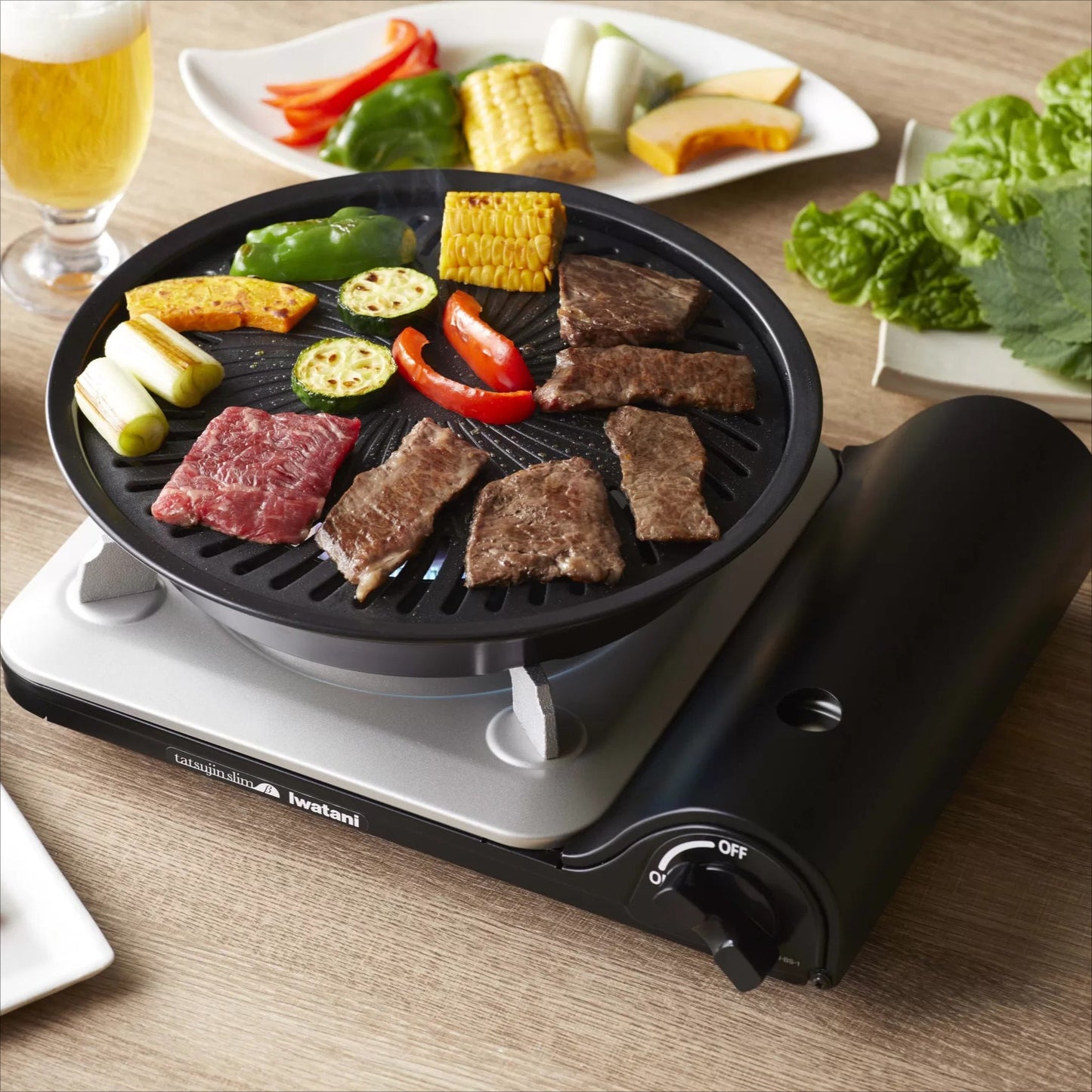 Iwatani Tatsujin Slim Beta Stove Portable Butane Canister Cassette Gas Stove Indoor Outdoor Camping Travel High Power 3.2kw Firepower Burner