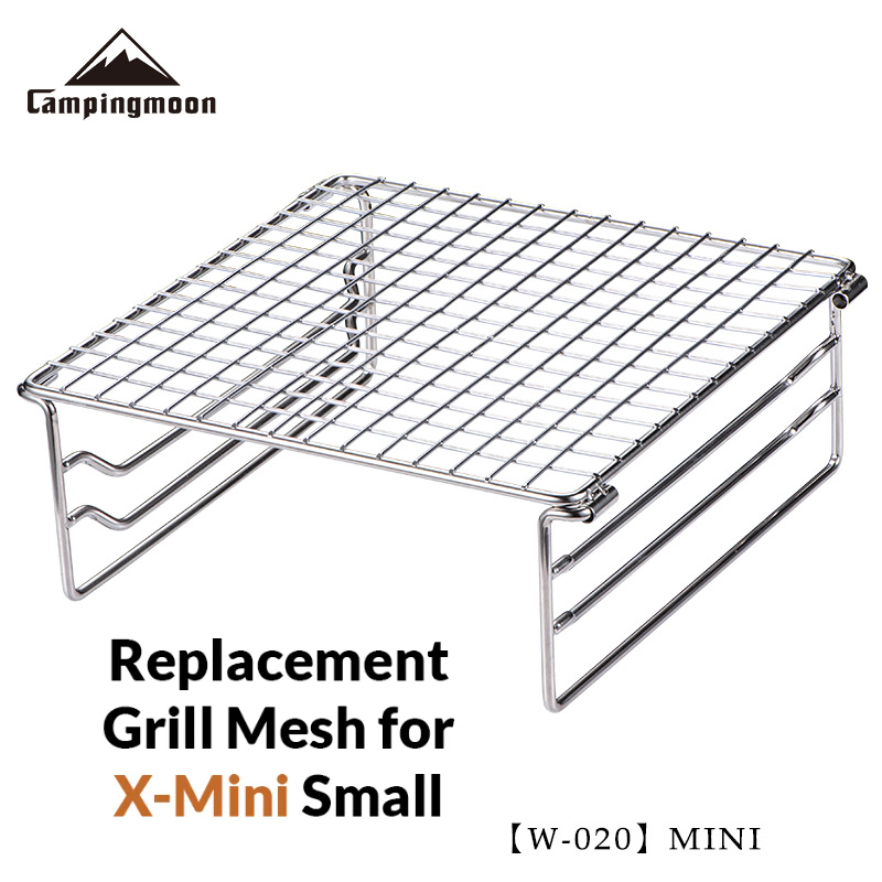 CAMPINGMOON Replacement Stainless Steel BBQ Grill Mesh Wire Screen Rack for X-Mini MT-2 MT-3 Small Medium Large KOVEA MAGIC I II 1 2 Camping MT2 MT3