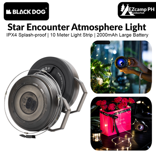 BLACKDOG Star Encounter Atmosphere Light 10m Camping Light Strip Canopy Light Lamp Lighting LED Lantern Tent Decoration Waterproof Rechargeable IPX4
