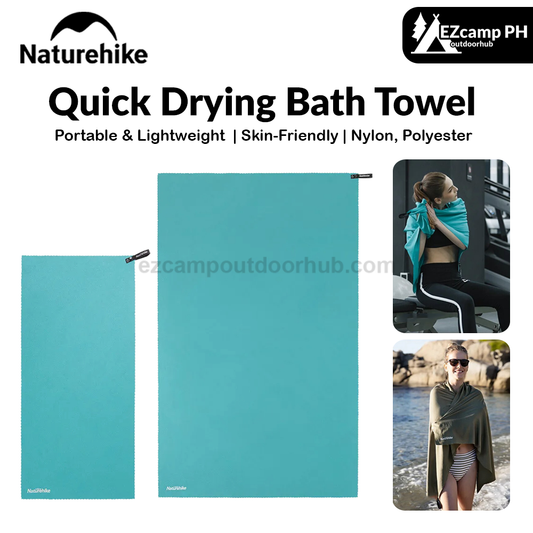Naturehike Quick Drying Bath Towel Portable Lightweight Quick Dry Hand Face Bath Towel Strong Absorbent Travel Adult Kids Fast Micro Fiber Microfiber