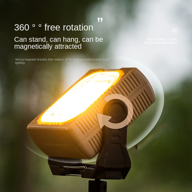 Mountainhiker Solar Powered Camping Lamp Multi-Functional 4 Light Modes Outdoor LED Light Lantern Lamp 4000mAh USB-C Charging IPX4 Waterproof Up To 1500 Lumens