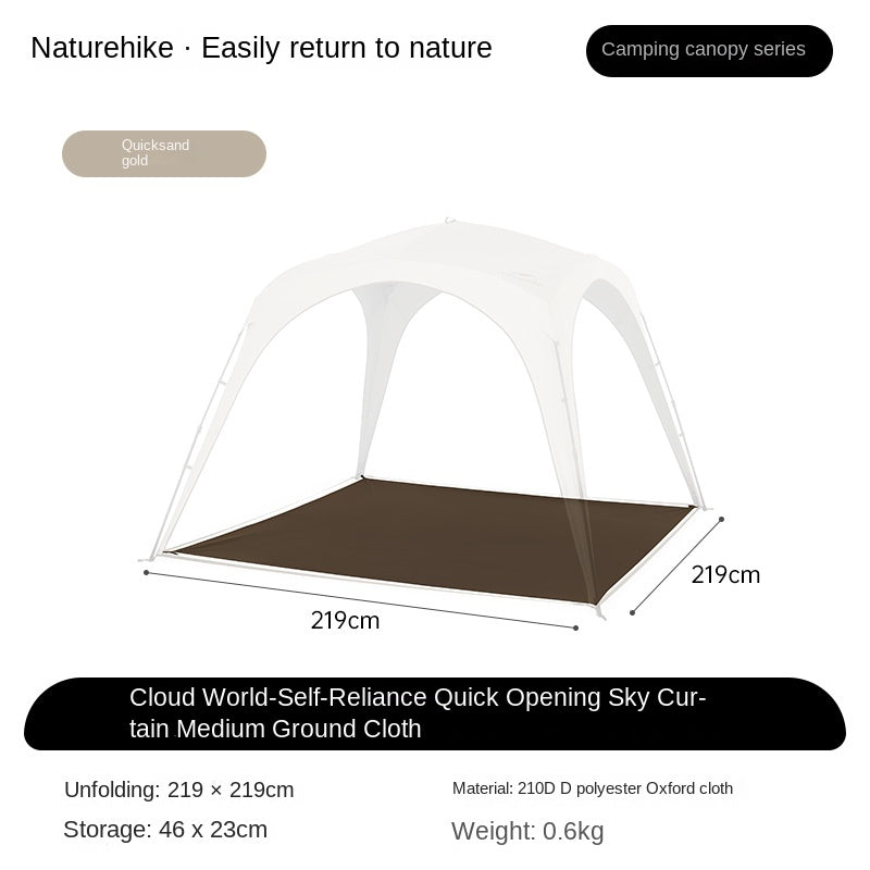 Naturehike CLOUD WORLD Medium Modular Tent Automatic Quick Setup Stand-Alone Canopy Or Bedroom Tent DIY Unlimited Connection 150D Oxford Cloth Glass Fiber