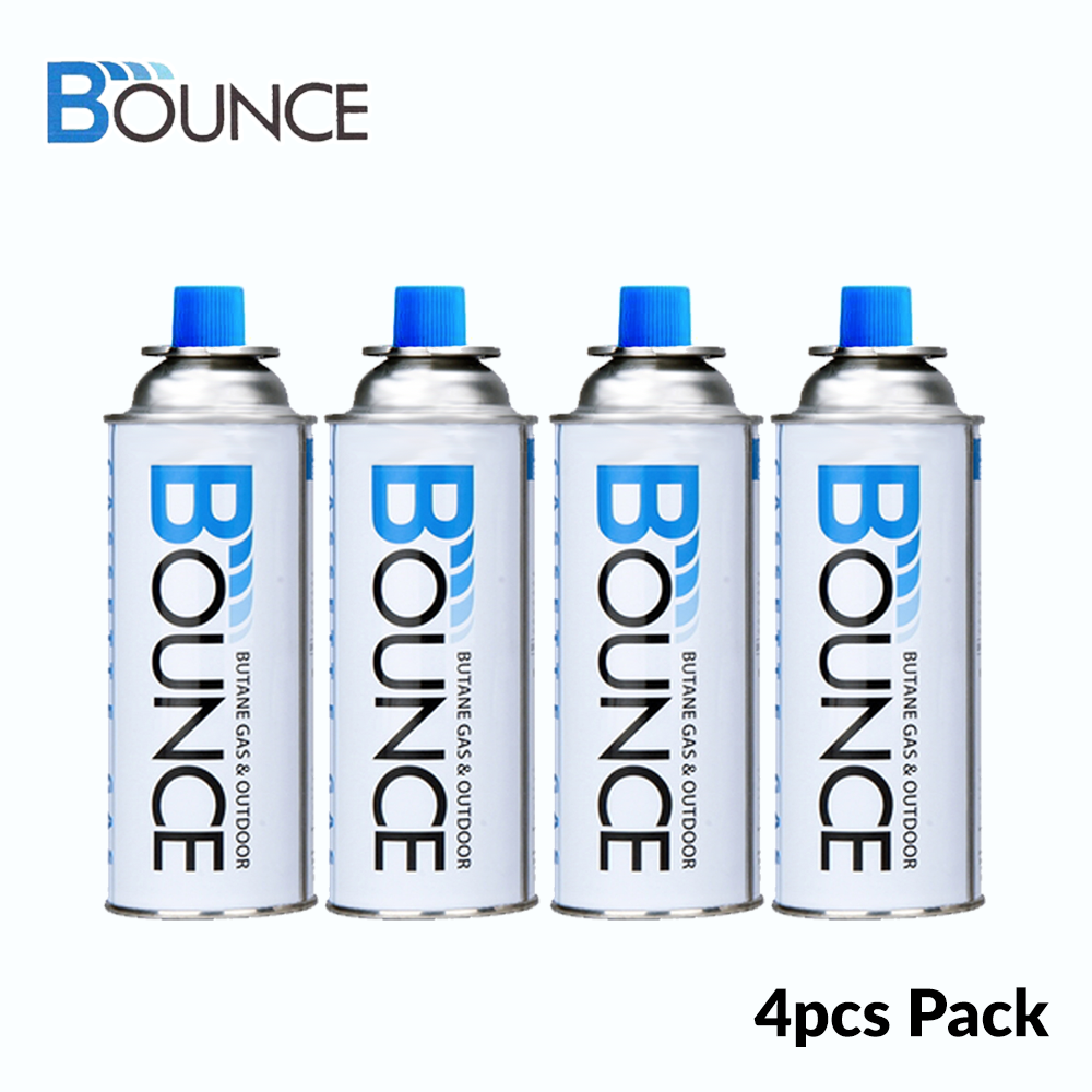 Brand New BOUNCE Butane Gas LG-250 Magnetic With ICC Certified ICC Safety Seal Cassette Stove Fuel Nozzle Type CRV No Explosion Cartridge Canister