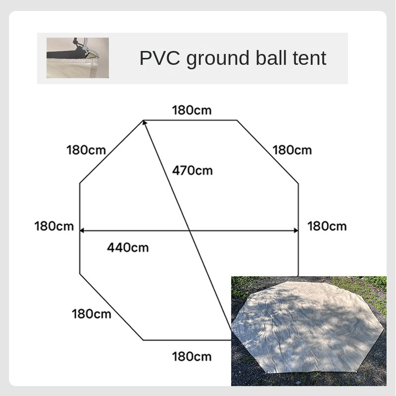 Coody PVC Groudsheet Floor Mat For AIR Inflatable Tent 8.0 10.0 13.6 17.2 Hub Shelter Aurora Bestona Dome Ground Sheet Field Mattress Accessories
